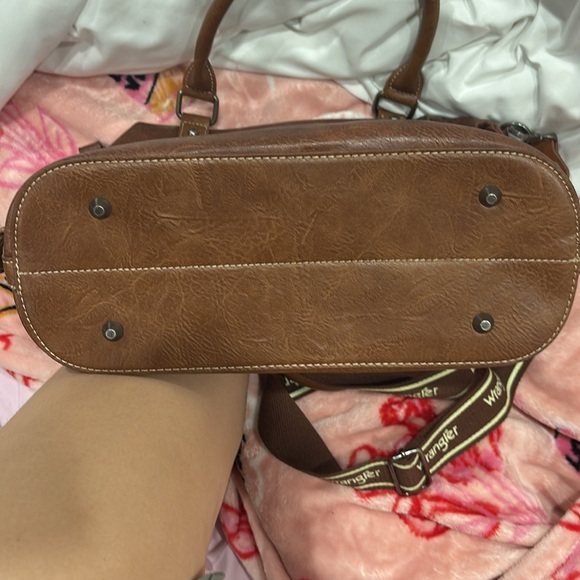 Wrangler Brown Leather Women's Bag - Picture 3 of 4